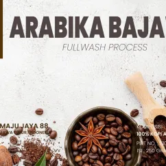 Arabika Bajawa Full wash Process Roasted Bean 250gr