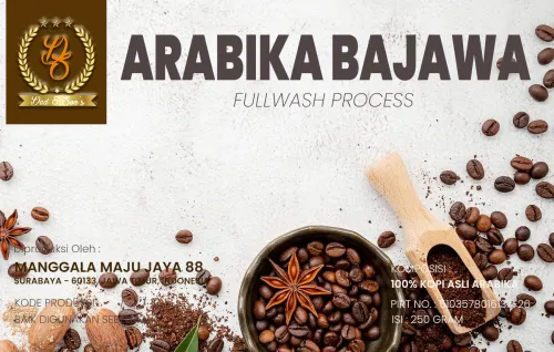 Arabika Bajawa Full wash Process Roasted Bean 250gr