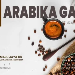 Arabika Gayo Natural Process Roasted Bean 250gr