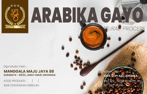 Arabika Gayo Natural Process Roasted Bean 250gr