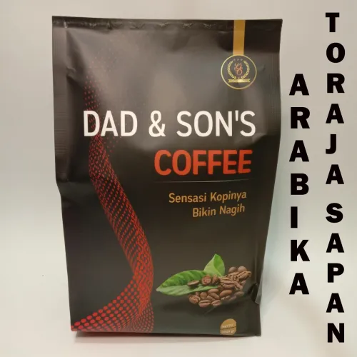 Roast Bean Arabika per 1kg Arabika Toraja Semi wash Process Roasted Bean 1kg 1 arb_sapan