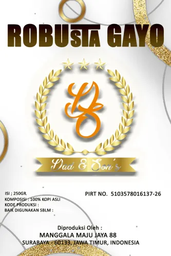 Roast Bean Robusta per 250gr Robusta Gayo Roast Bean 250 gr 1 rob_gayo